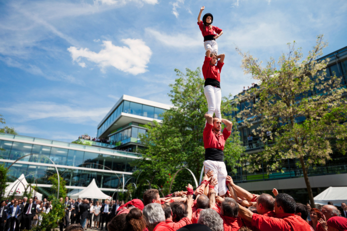 Castellers, Menschenturm