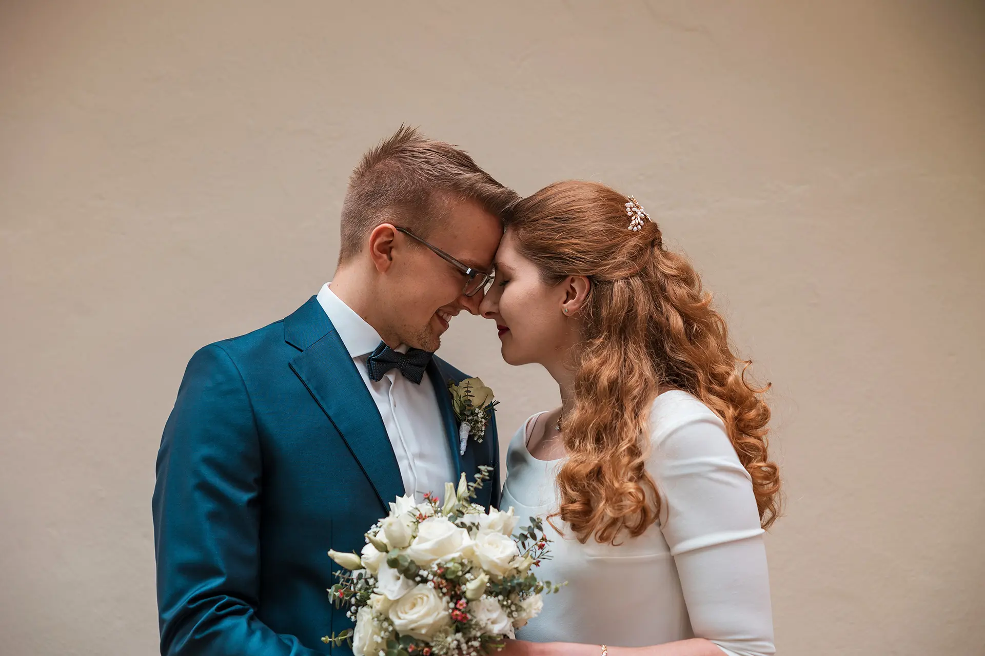 Verliebtes Hochzeitspaar, Hochzeitsfotograf München