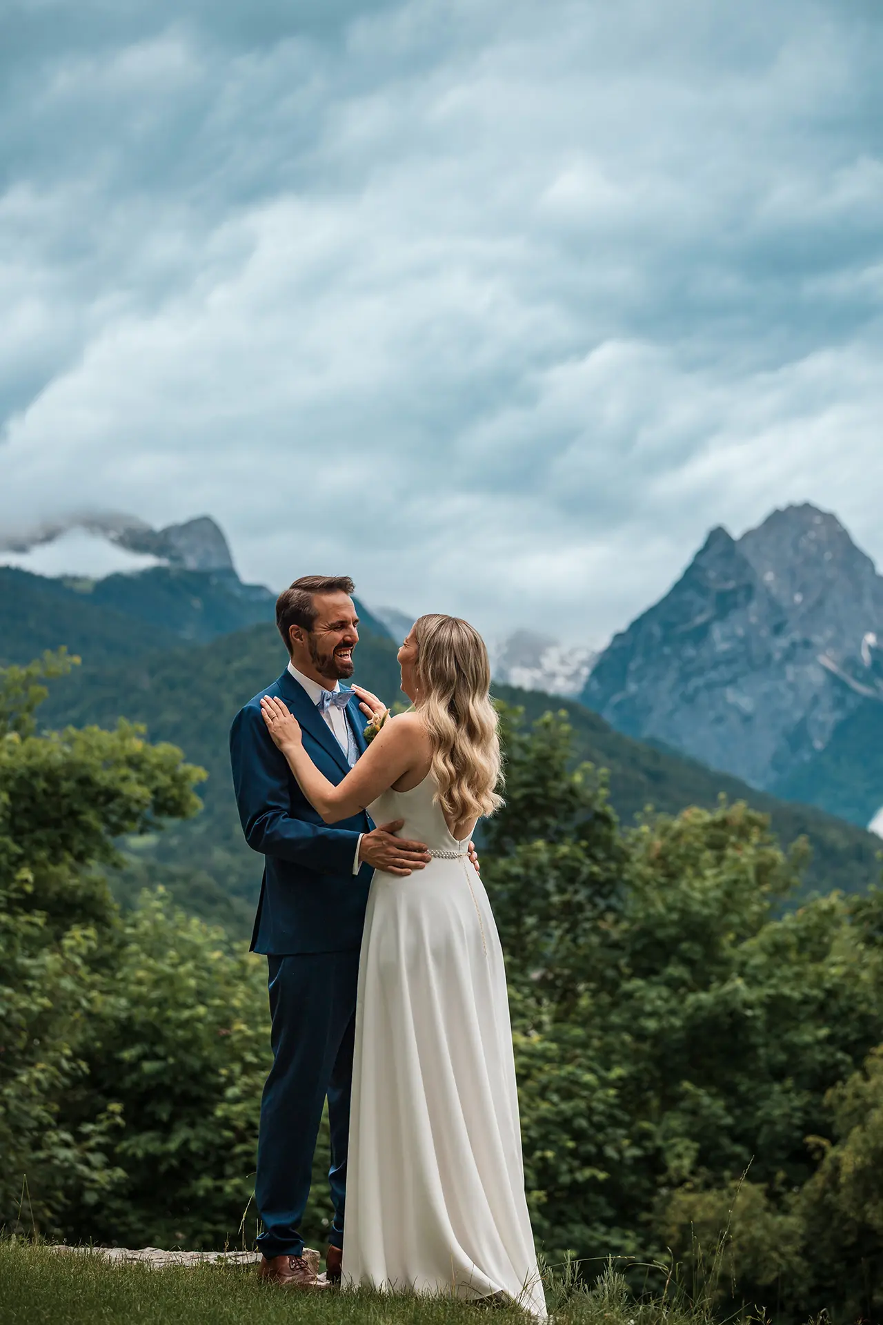 Hochzeitspaar in Garmisch