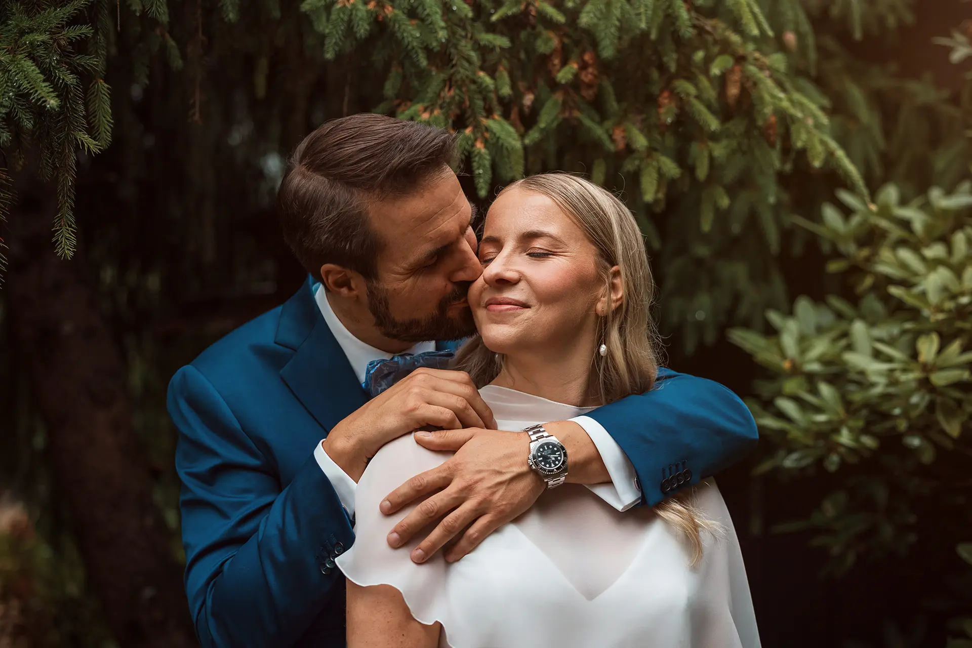 Brautpaar in Garmisch, Hochzeitsfotograf